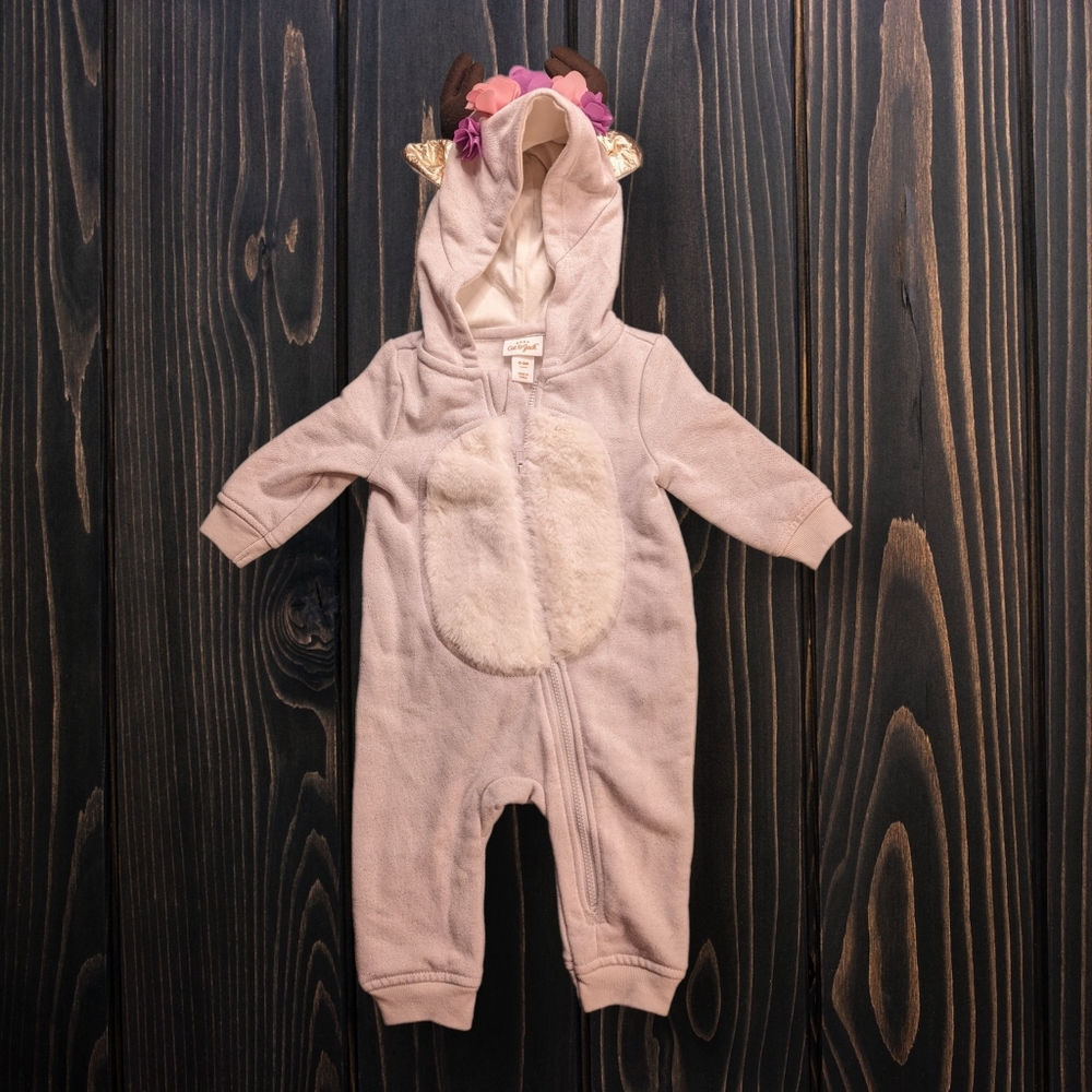 Cat & Jack Infant Reindeer outfit. 0-3 months. No tags but never worn